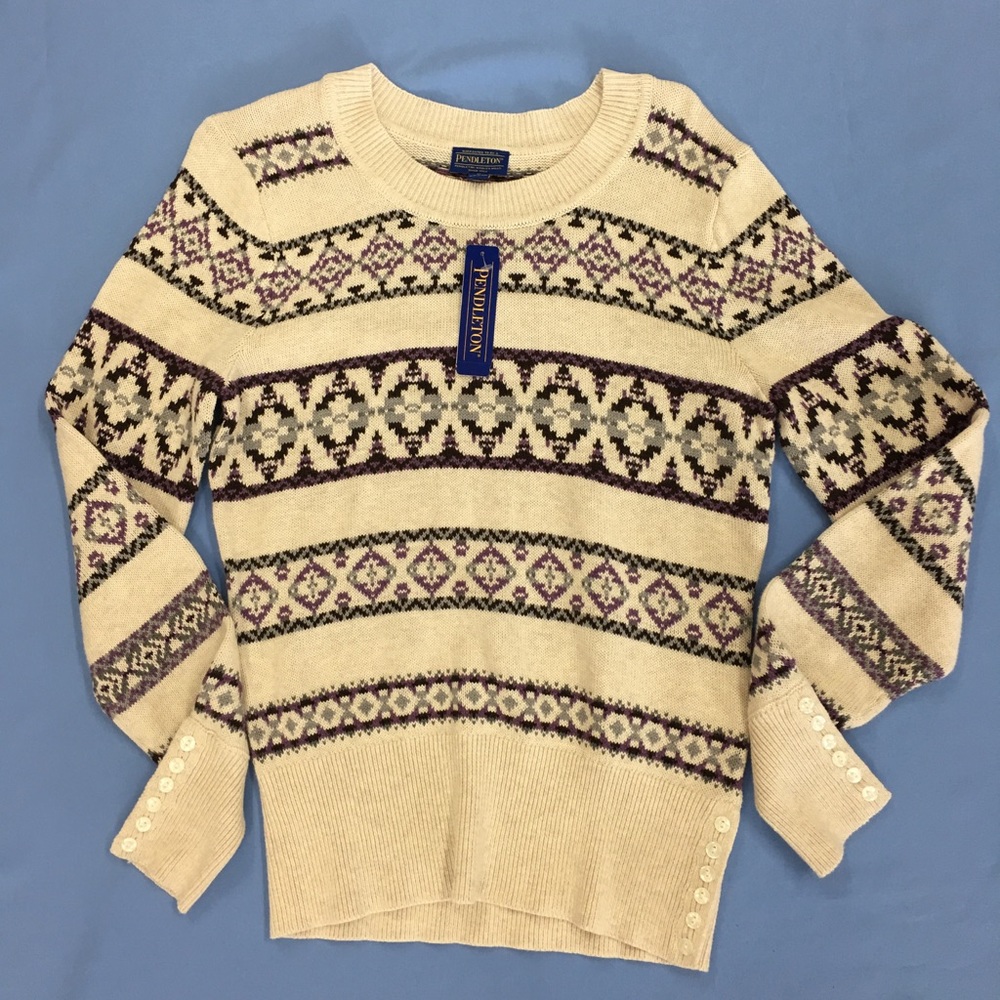 Wool Pendleton sweater