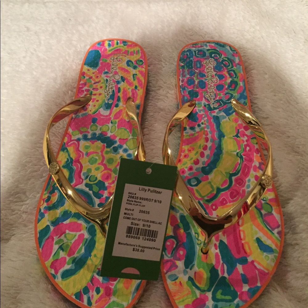 Lilly Pulitzer Flip Flops