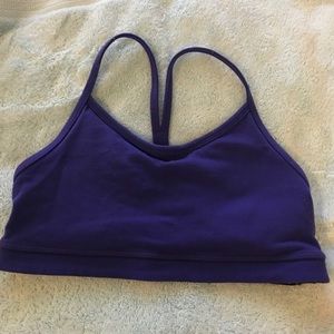 Purple/indigo lululemon sports bra