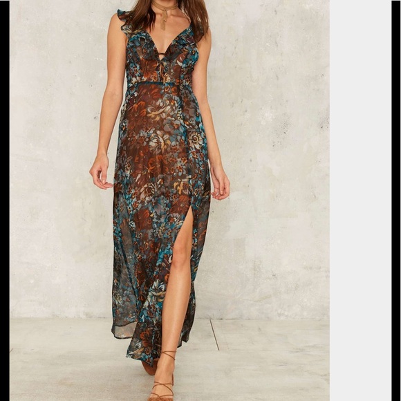 Nasty Gal Dresses & Skirts - M-53 genoa maxi dress