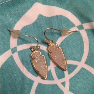 Kendra Scott Druzy arrowhead earrings