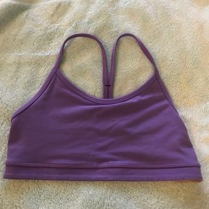 Purple lululemon sports bra