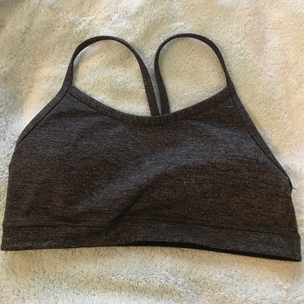 Like new dark gray lululemon sports bra