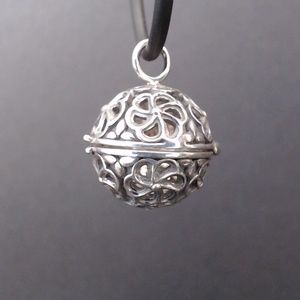 Sterling Silver Ball Locket - NWOT