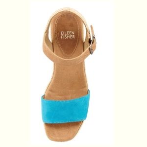 Eileen Fisher Two tone clasp flatform