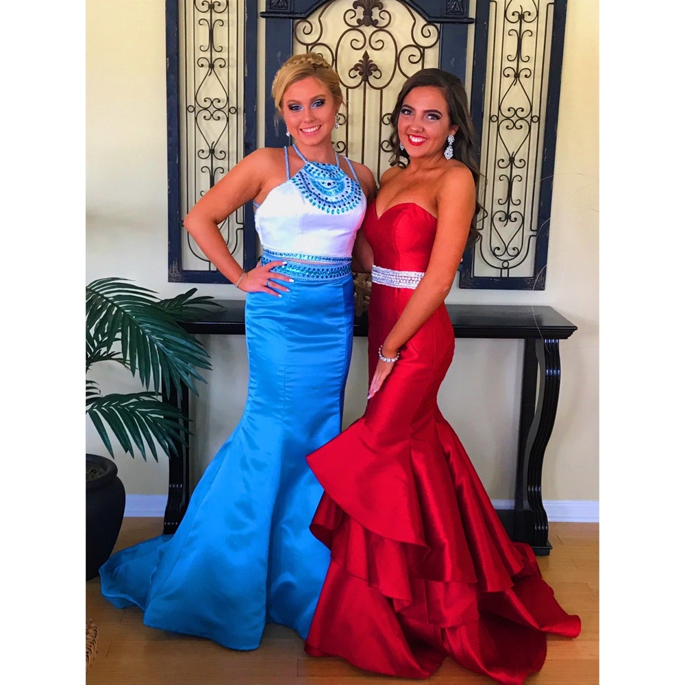 Red Jovani Prom Dress Gown Pageant