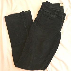J Crew black chords 26 short
