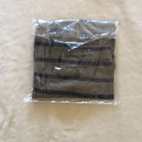 Stateside Scoop Neck Stripped Tee (green) - Picture 4 of 5