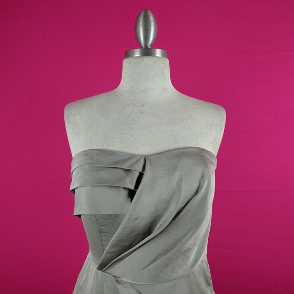 @ BCBGeneration sz 4 Starpless Grey Dress Cocktail - Picture 2 of 5