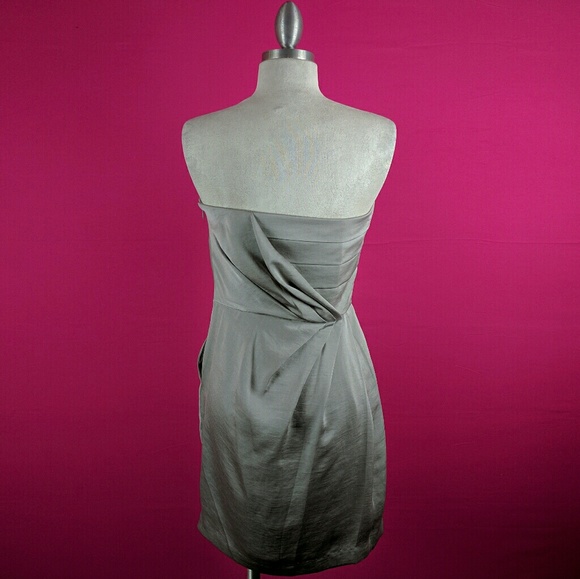 @ BCBGeneration sz 4 Starpless Grey Dress Cocktail - Picture 3 of 5