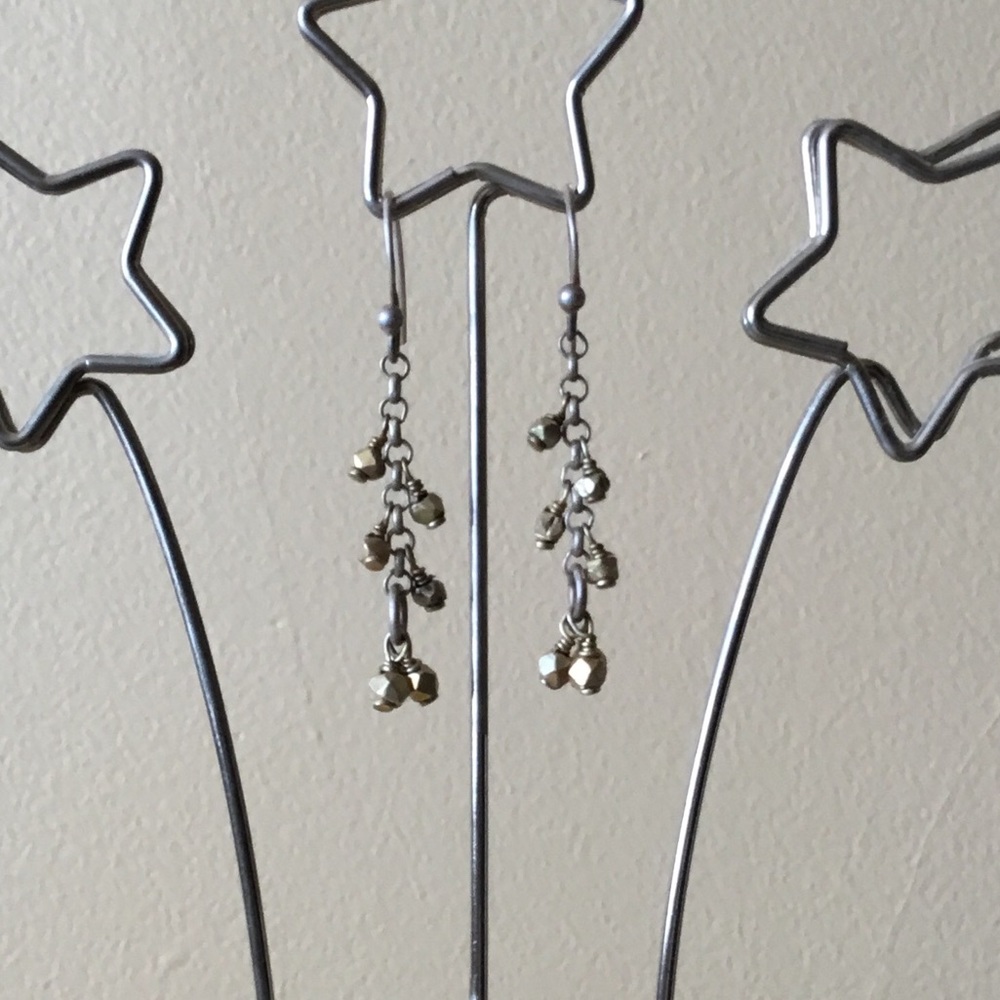 Silver & Gold Dangling Earrings