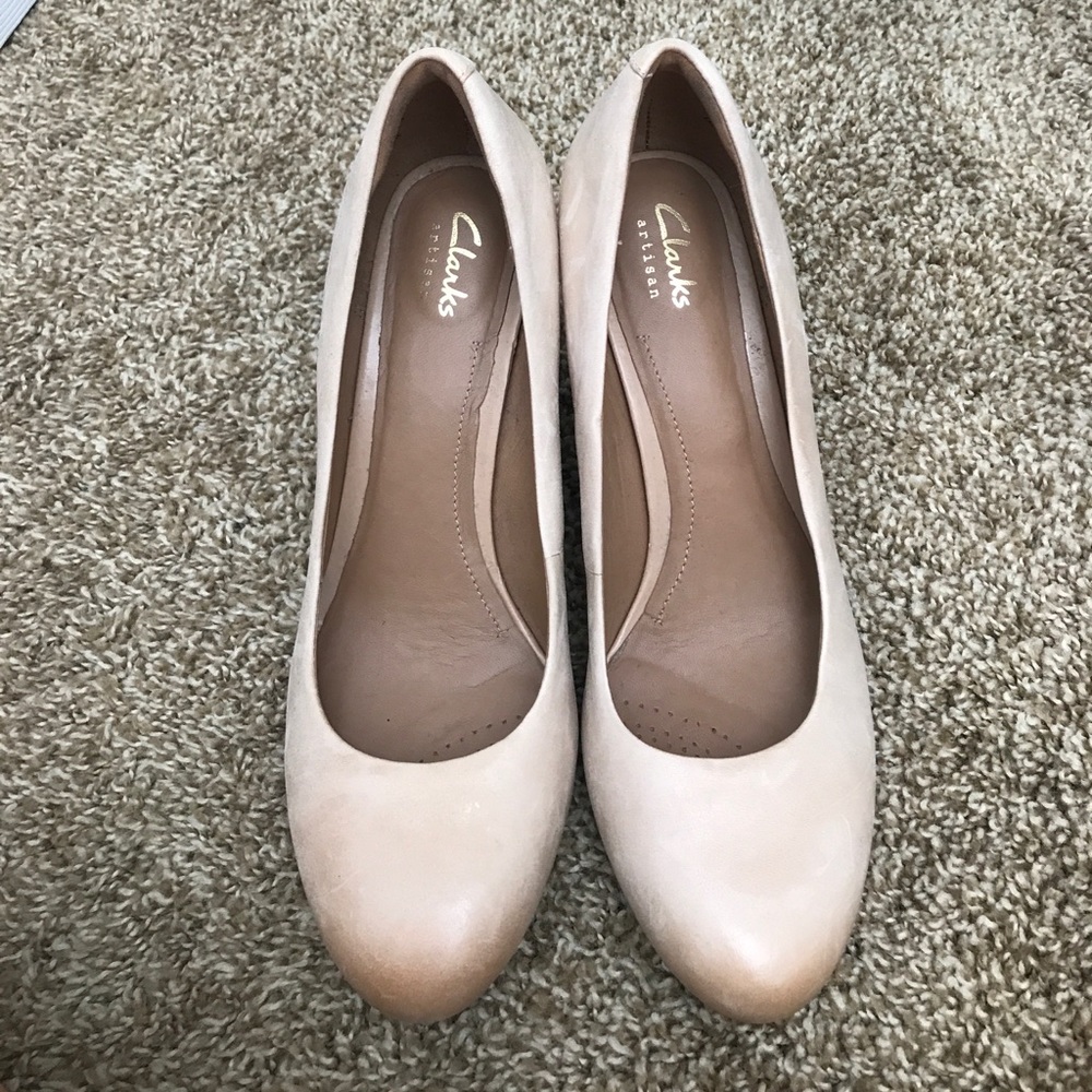 Clarks wedge heels