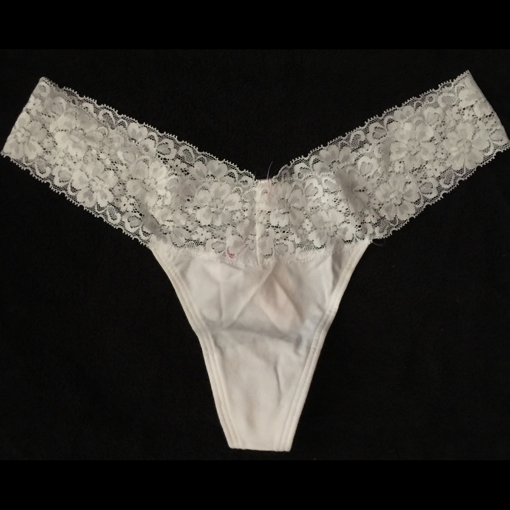Victoria secret pink cotton thongs