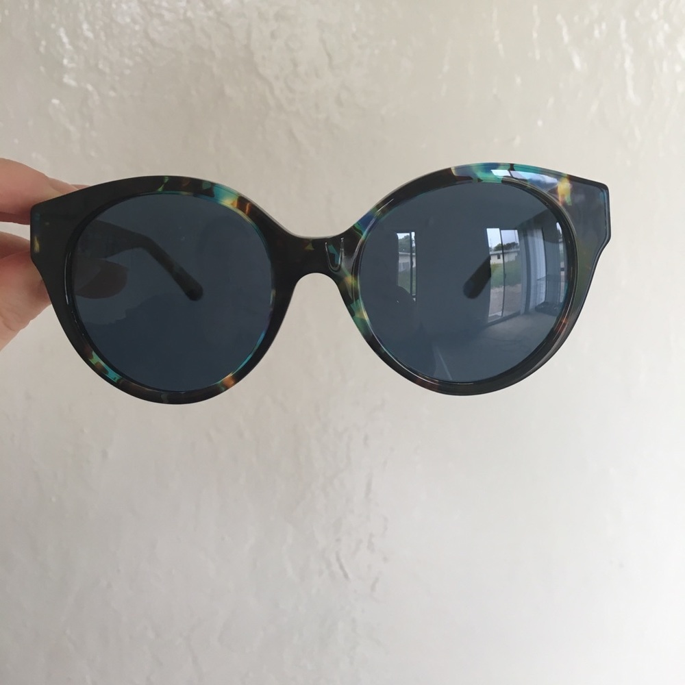 Tory Burch blue tortoise shell sunglasses