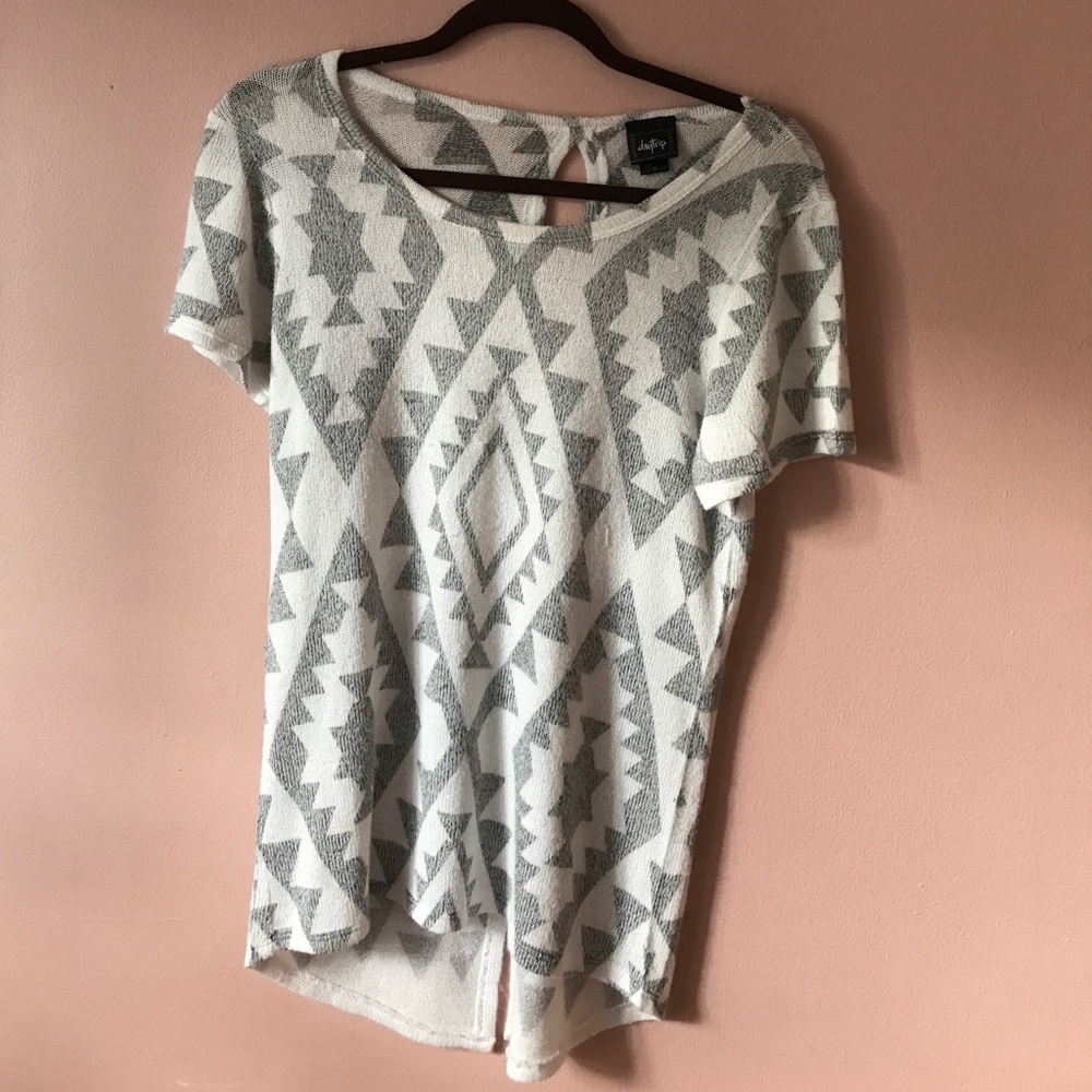 Daytip geometric knit top from the Buckle