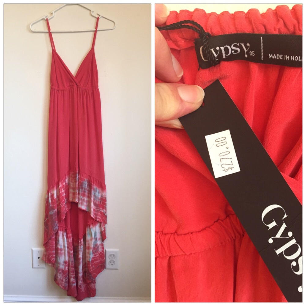 Gypsy, Pink and Tie Dye Dress