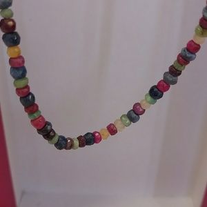 Geniune gemstone necklace