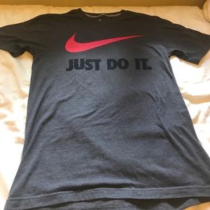 A Nike t shirt.
