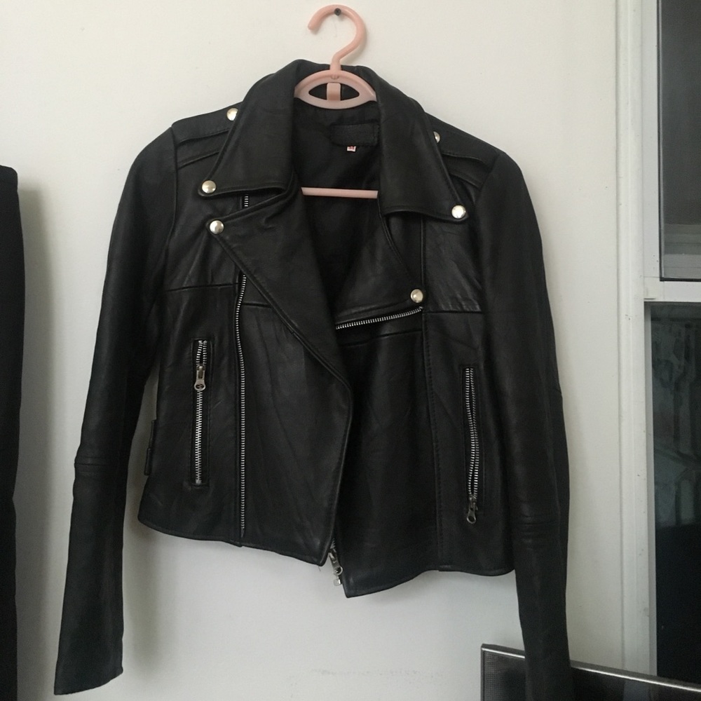 Leather jacket