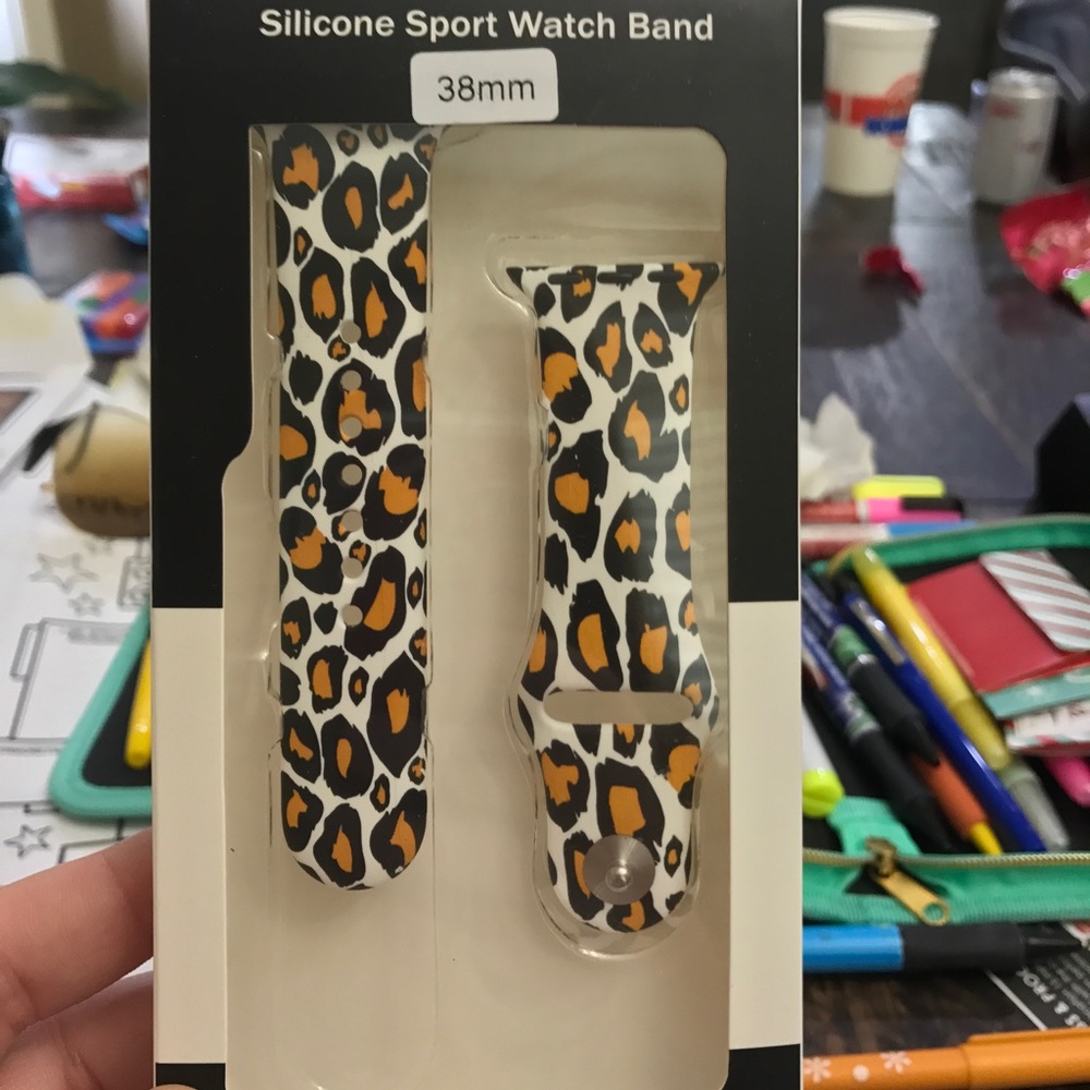 NEW Apple Watch 38mm Silicone Band