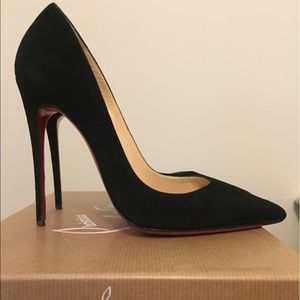 Louboutin So Kate Suede Black