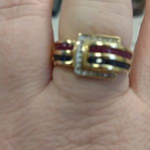 Patriotic buckle ring