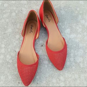 NWOT - Qupid Pointed toe d'orsay flat size 8