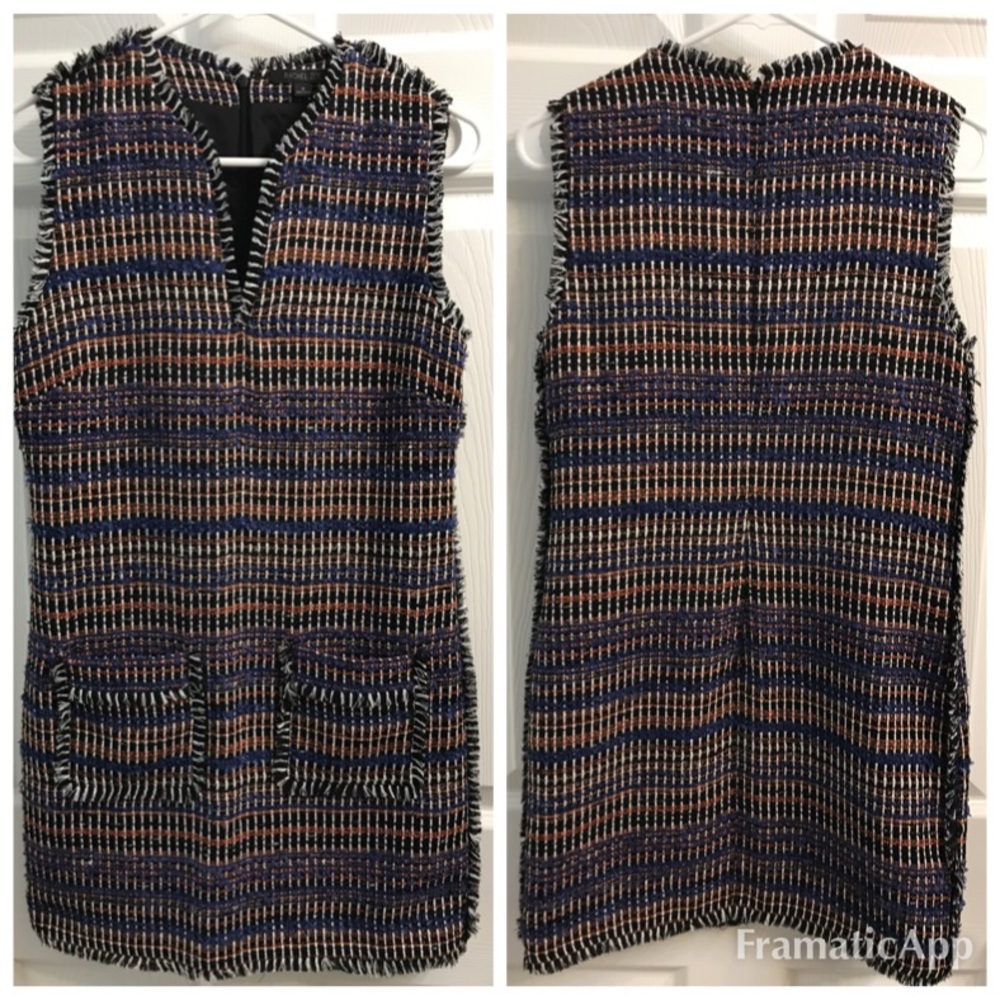NWOT Rachel Zoe Sleeveless Tweed Dress