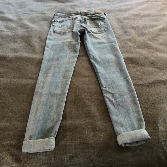 AE, Light Wash, Super Skinny Jeggings - Picture 3 of 7