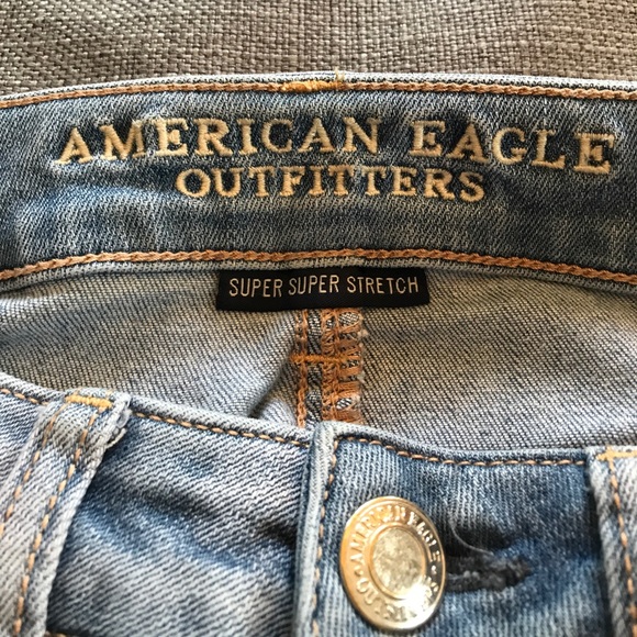 AE, Light Wash, Super Skinny Jeggings - Picture 4 of 7