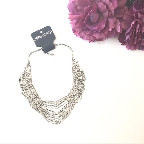 SALE Unique Statement Bridal Crystal Necklace - Picture 5 of 8