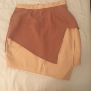 Asymmetrical skirt