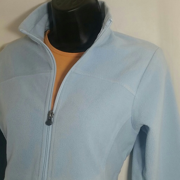 REI Fleece Light Blue Zippered Jacket Size XS - Picture 2 of 6