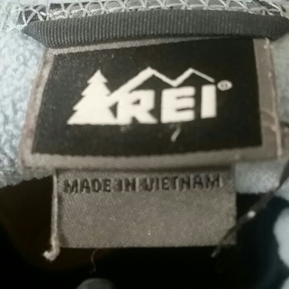 REI Fleece Light Blue Zippered Jacket Size XS - Picture 5 of 6