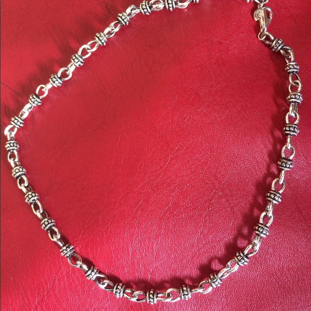 18" silver necklace