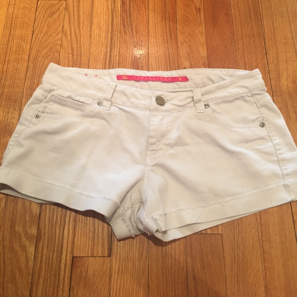 White shorts