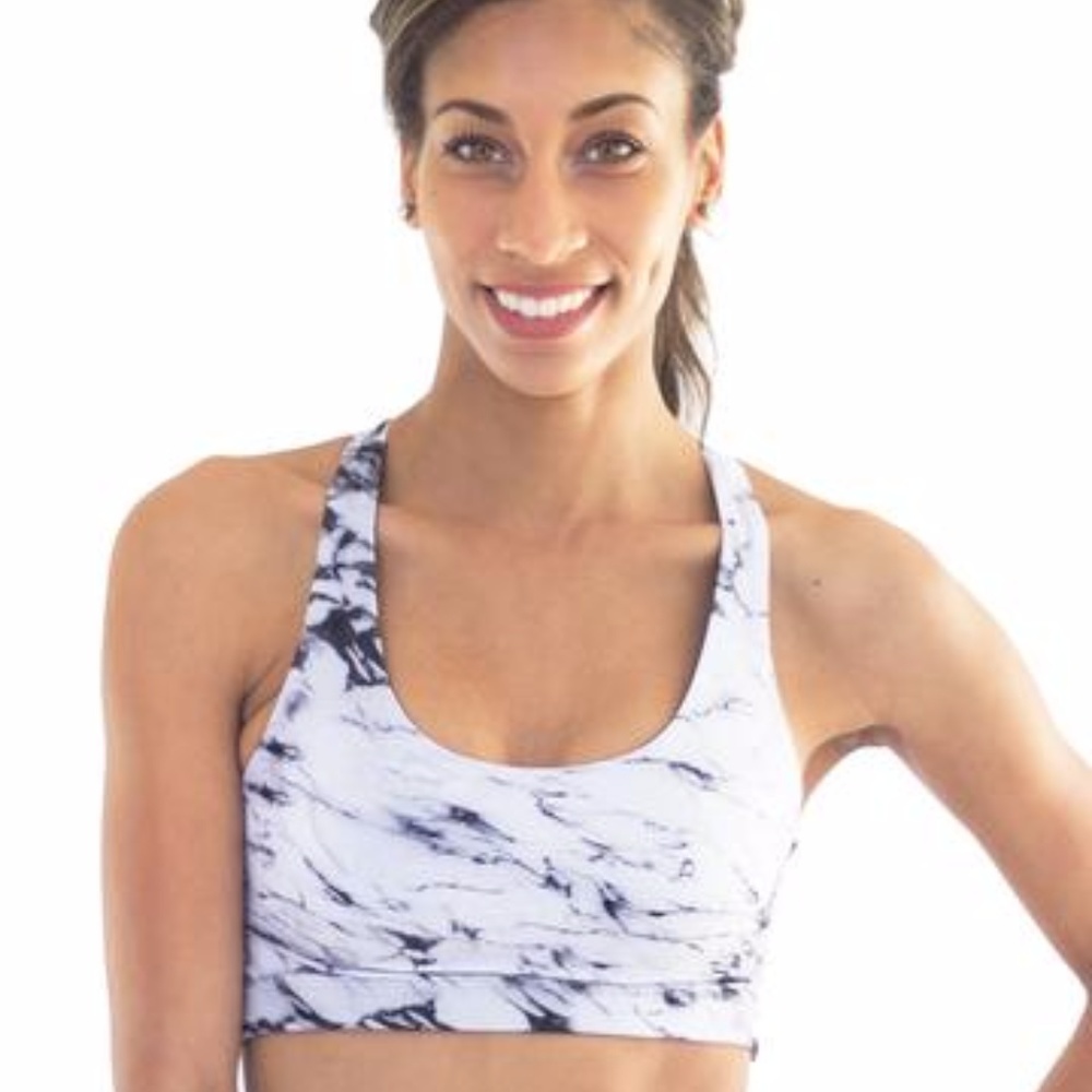 Valleau Marble Sports Bra