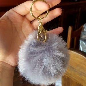 NWOT Pom Pom Keychain