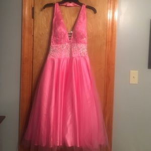 Pink prom dress
