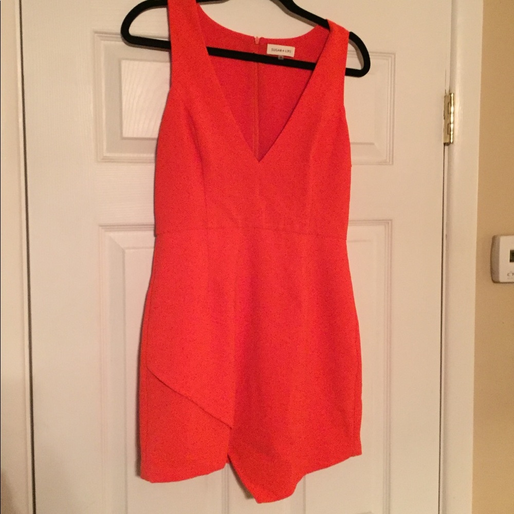 Sugar Lips - Bright orange dress