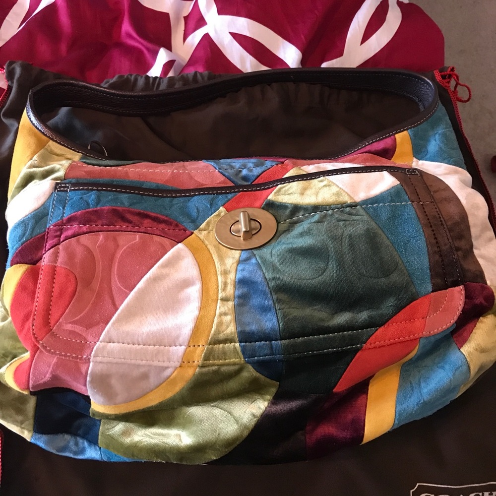 Velvet Coach Hobo bag