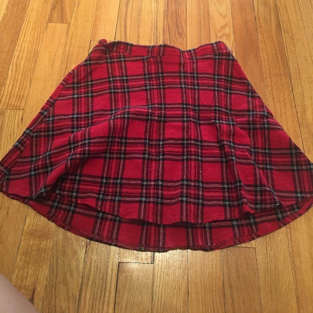 Garage plaid skirt