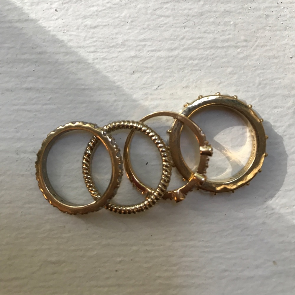 Stackable Rings (4) size 7 - Picture 3 of 3