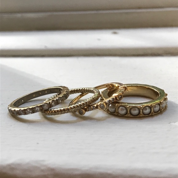 Stackable Rings (4) size 7 - Picture 2 of 3