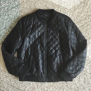 Forever 21 Black Quilted Jacket NWOT's