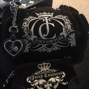 Juicy couture purse and wristlet