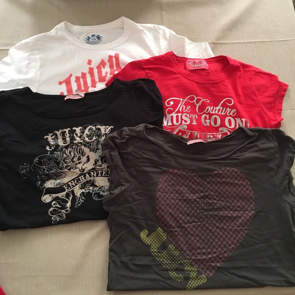Bundle of Juicy Couture t-shirts