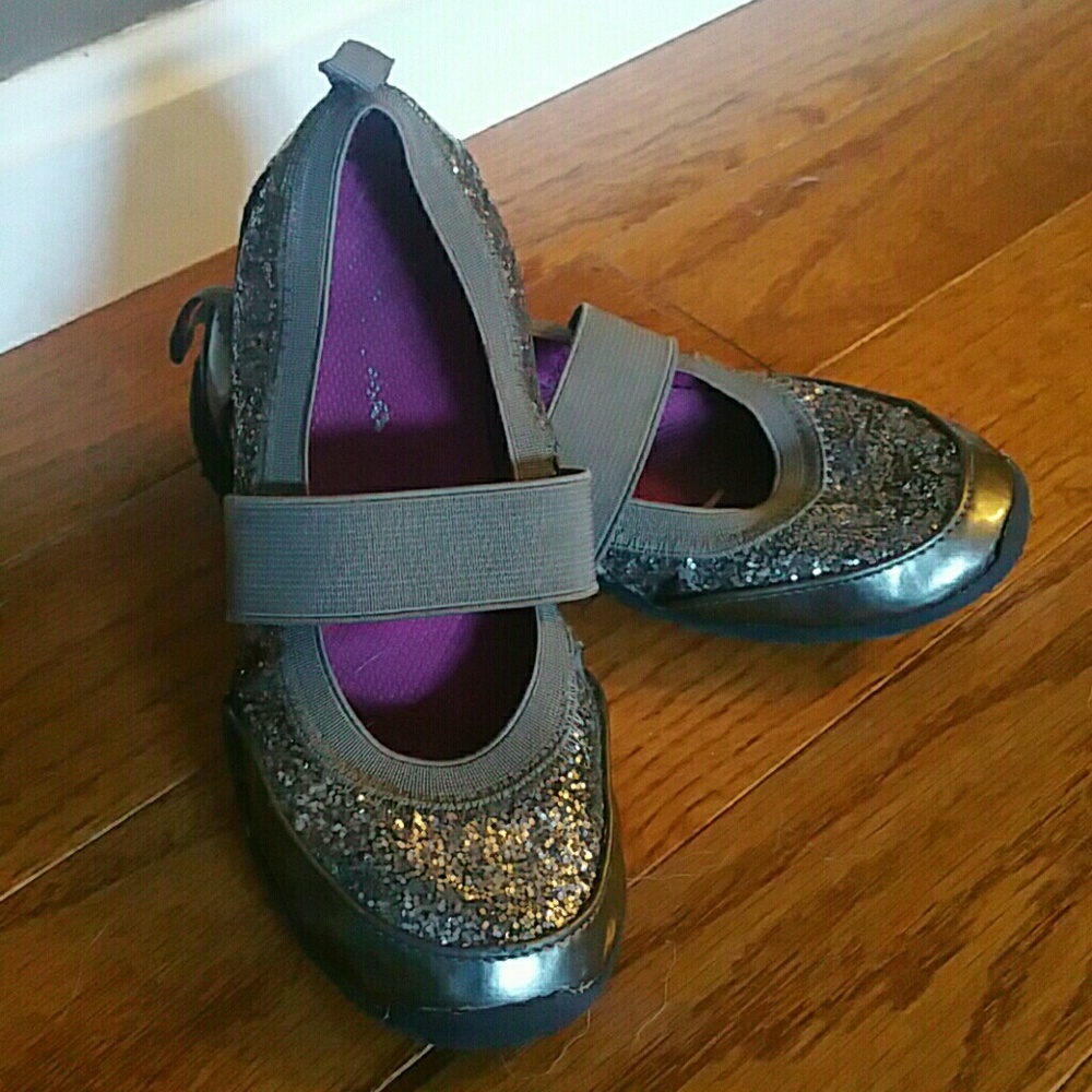 Nina Silver sparkly girls shoes