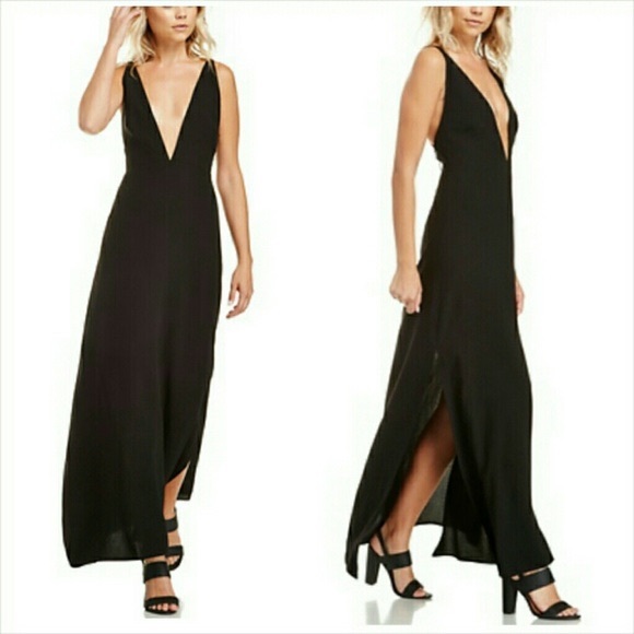 Keepsake More Than This Black Maxi Dress - Picture 1 of 7