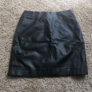 Leather Skirt. Size 4